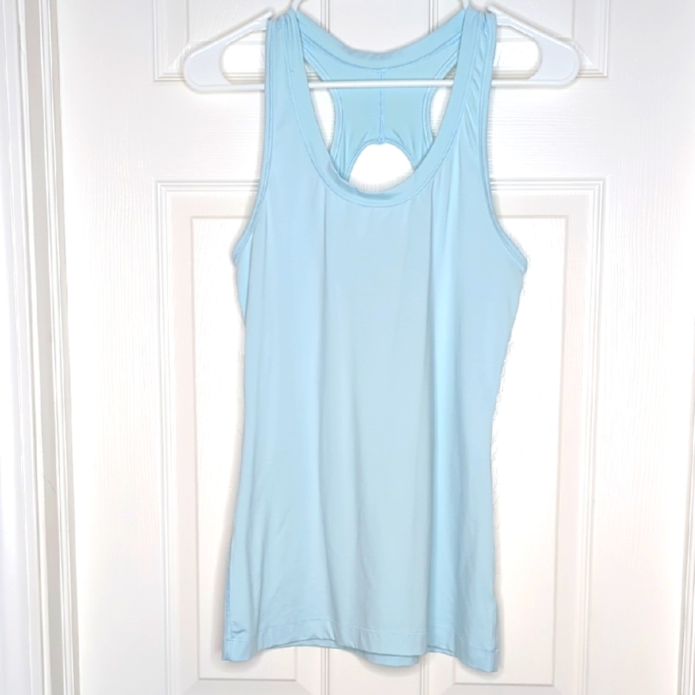 Athleta Nitro Tank Top Pale Blue Size Small Tall